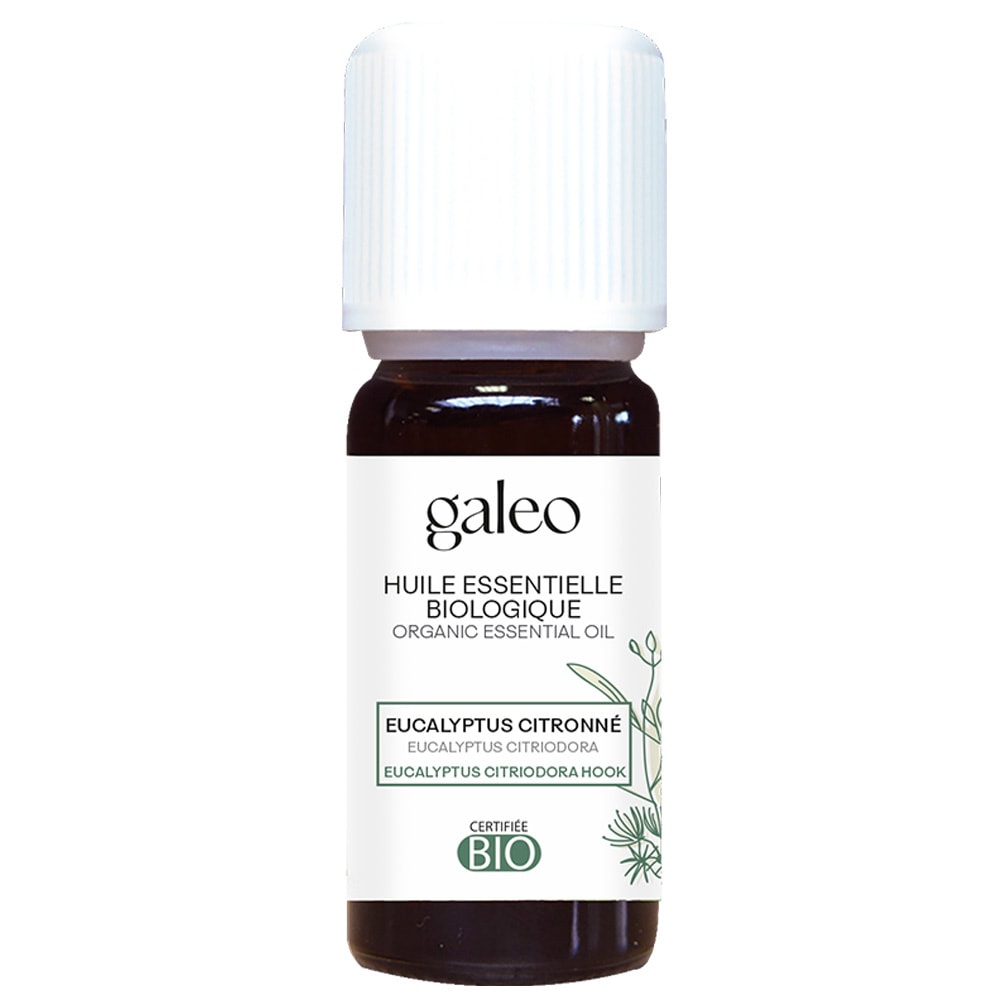 galeo HUILE ESSENTIELLE BIOLOGIQUE 10 ML EUCALYPTUS CITRONNÉ Huile essentielle biologique