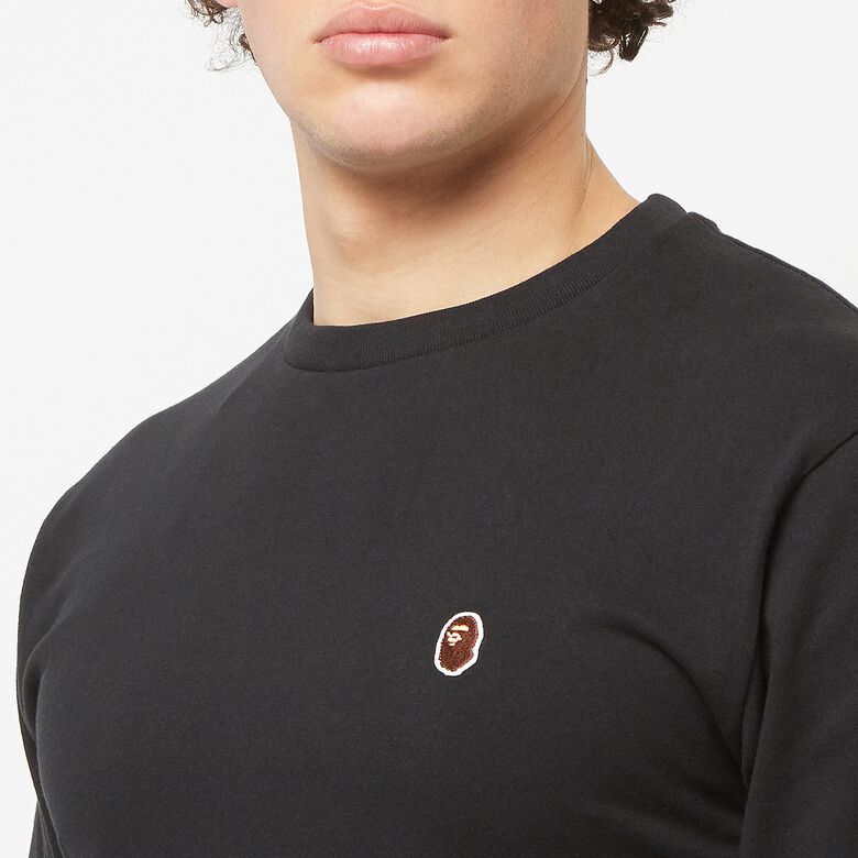 A Bathing Ape Ape Head One Point Tee Black