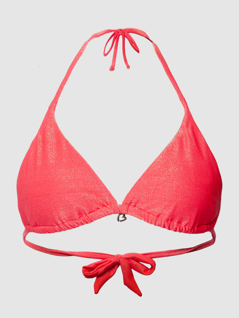 Bikini-Slip mit Effektgarn Modell 'RICO' in koralle