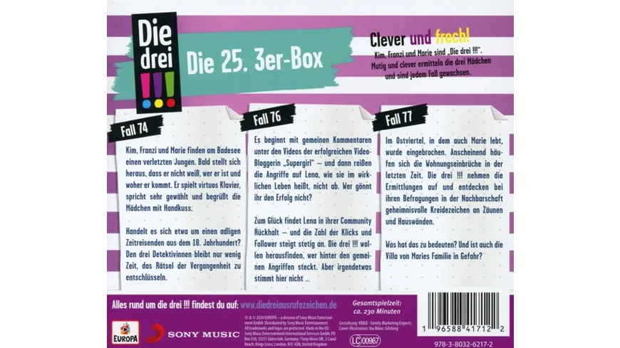 25./3er Box - Folgen 74, 76, 77