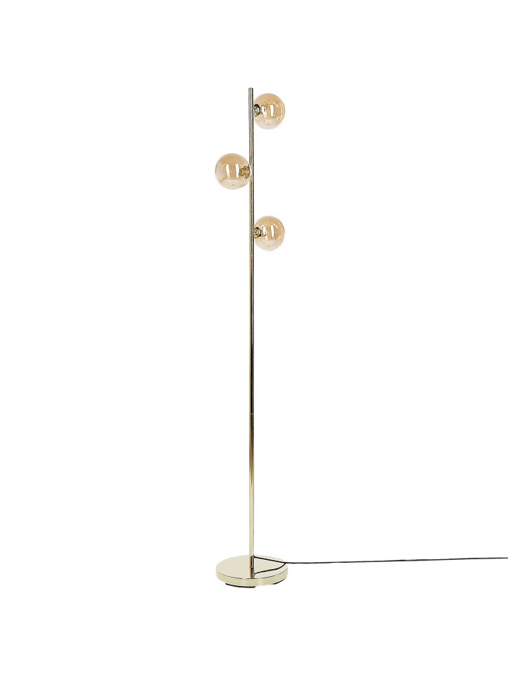 Beliani Stehleuchten RAMIS in Gold - (W) 23 x (H) 154 x (L) 23 cm günstig kaufen onesize