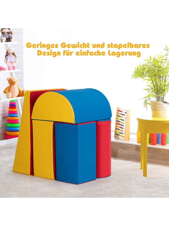 COSTWAY Schaumstoffbausteine 5 tlg. in Rot günstig kaufen onesize