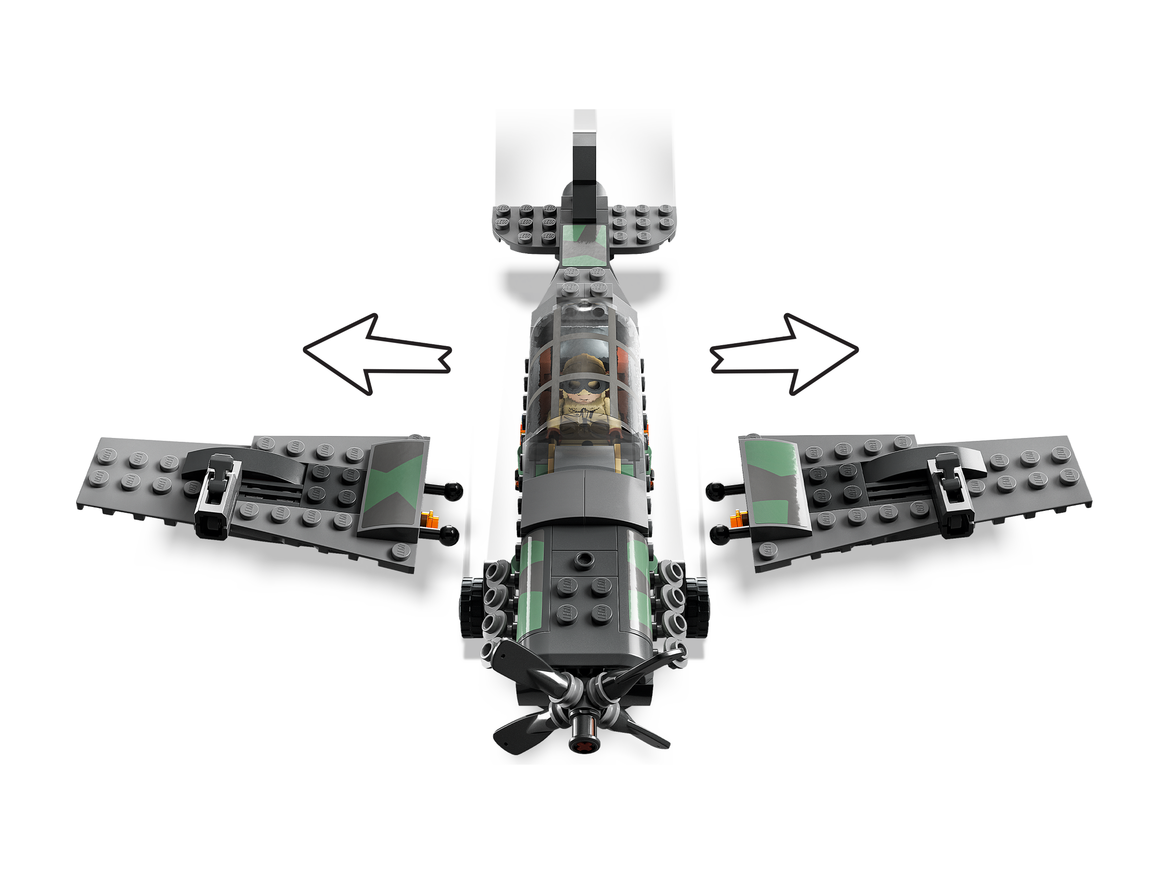 Flucht vor dem Jagdflugzeug 77012