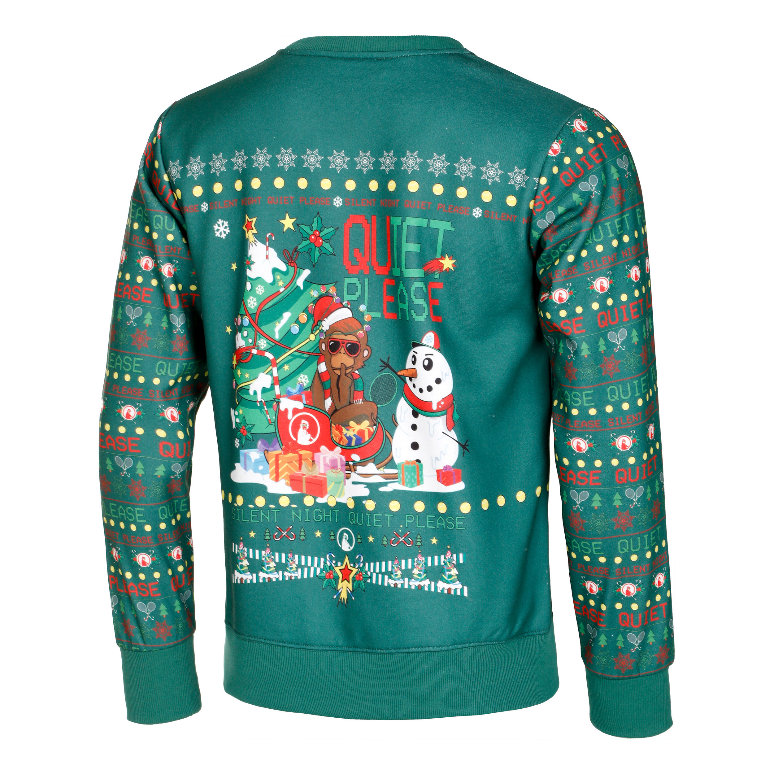 Ugly Christmas Sweatshirt Herren - Grün, Mehrfarbig
