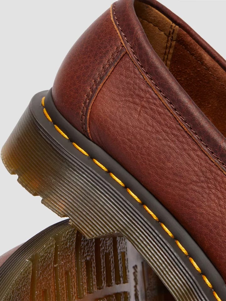 Dr. Martens Leder-Mokassins in Braun günstig kaufen