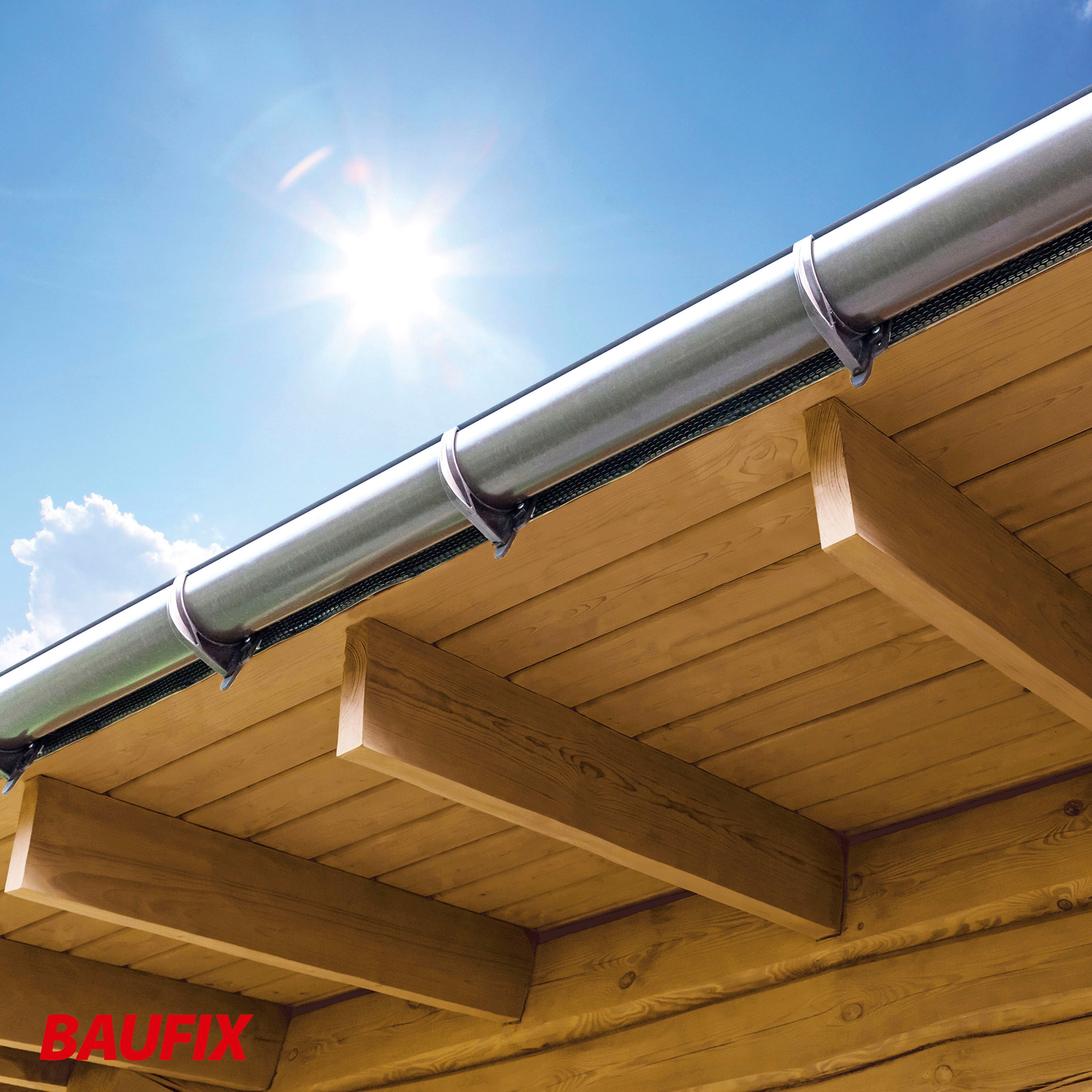 Baufix Holzschutzlasur Wetterschutz-Holzgel, wetterbeständig, UV beständig, atmungsaktiv, 5L, seidenglänzend