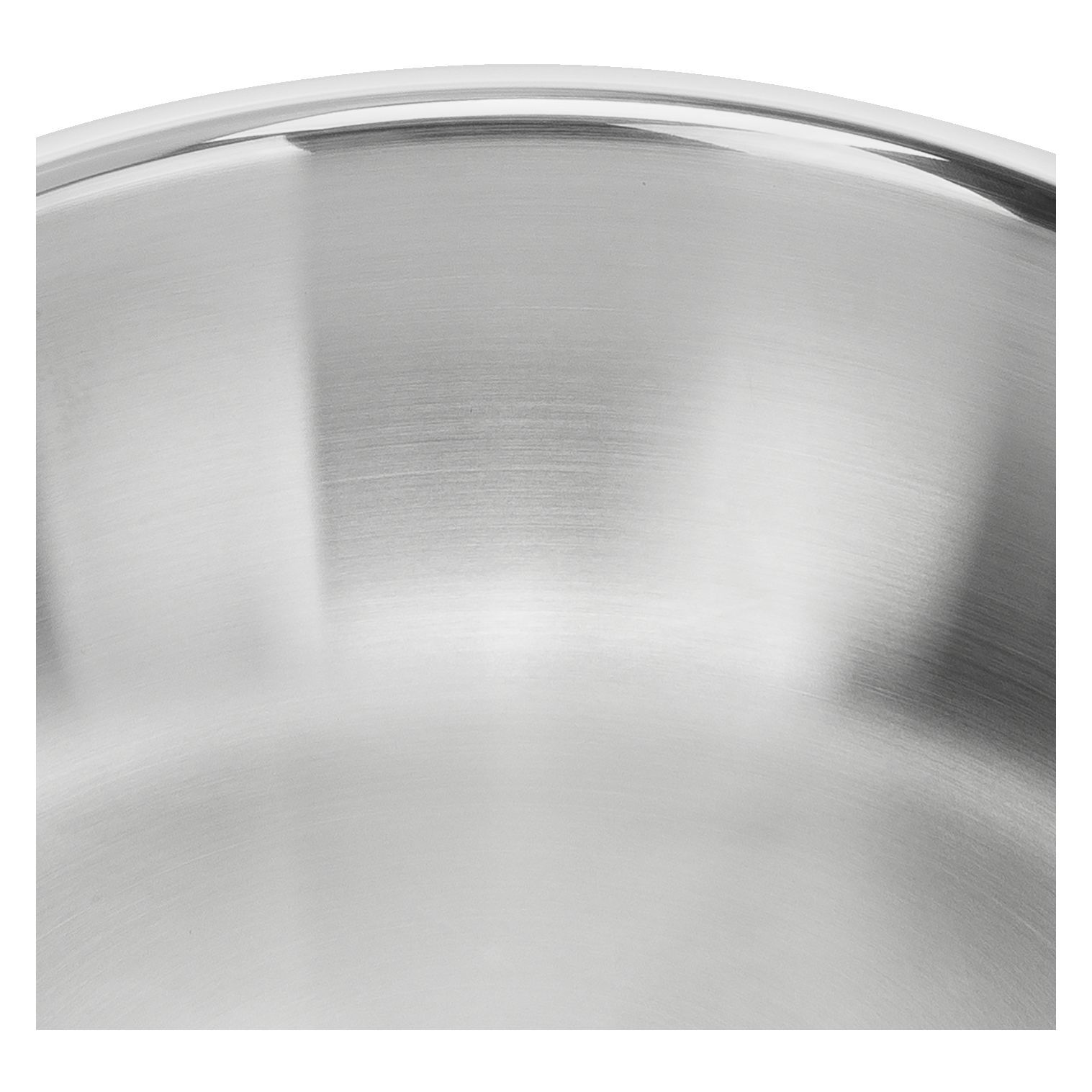 Bratpfanne 24 cm, 18/10 Edelstahl, Silber