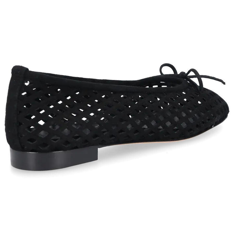 Unützer - Ballerinas 942100 Nubukleder - schwarz