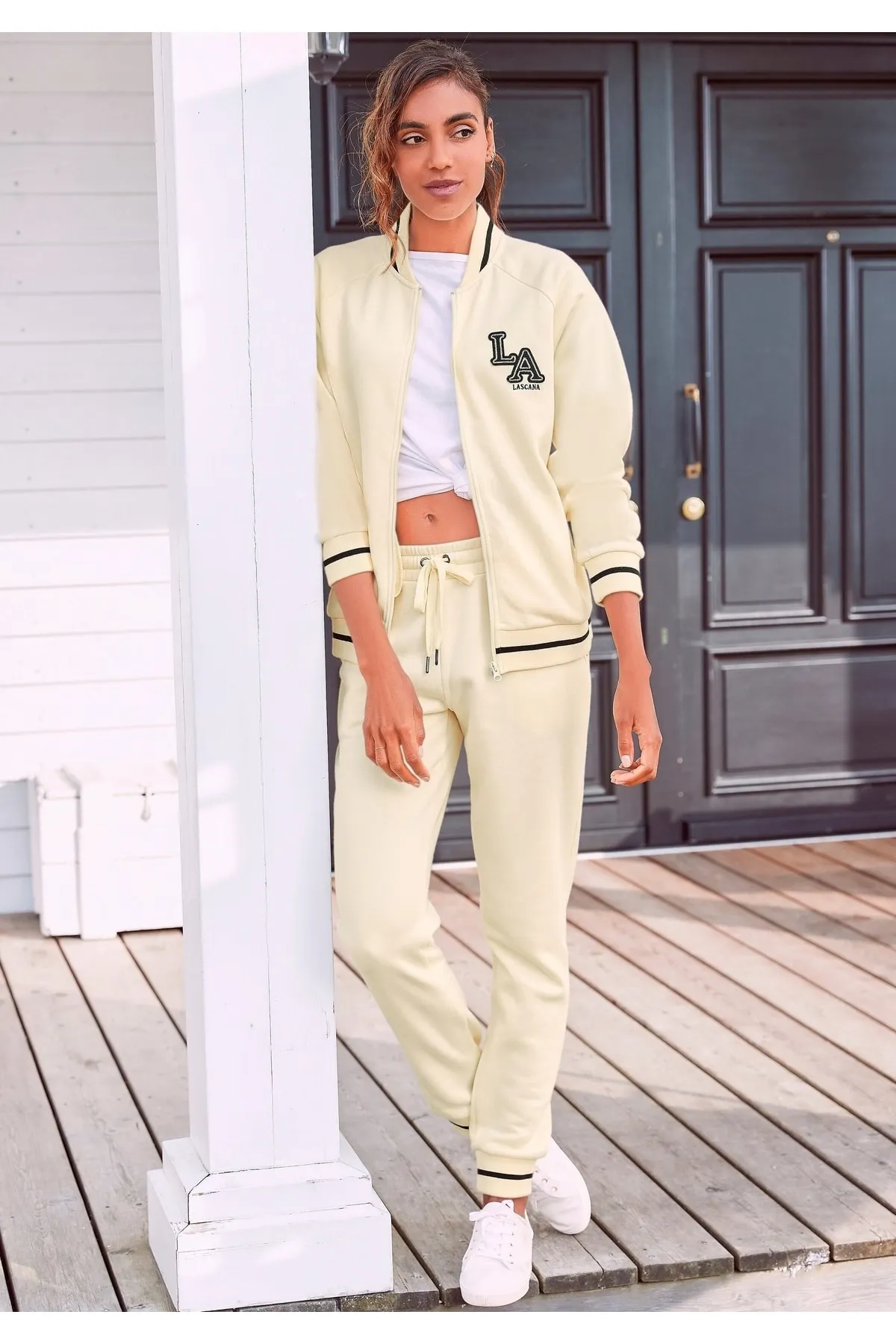 LASCANA  Jogginghose - Beige - Relaxed