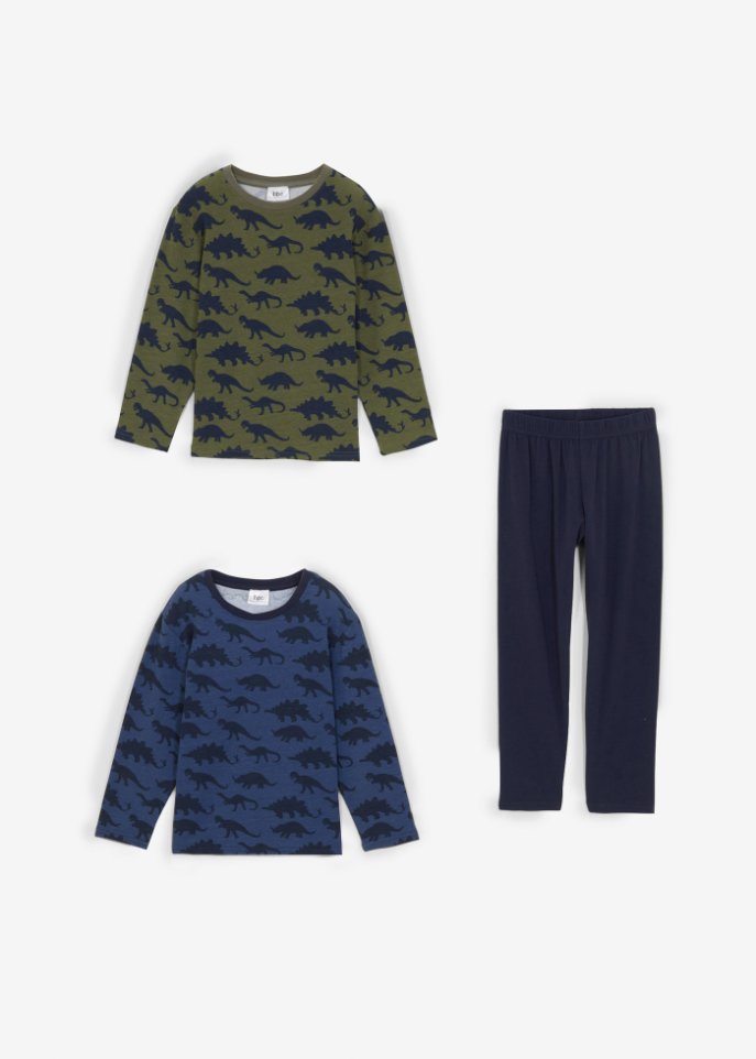 Jungen Pyjama (3-tlg. Set)