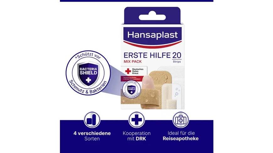 Hansaplast Erste Hilfe Pflaster Mix-Pack