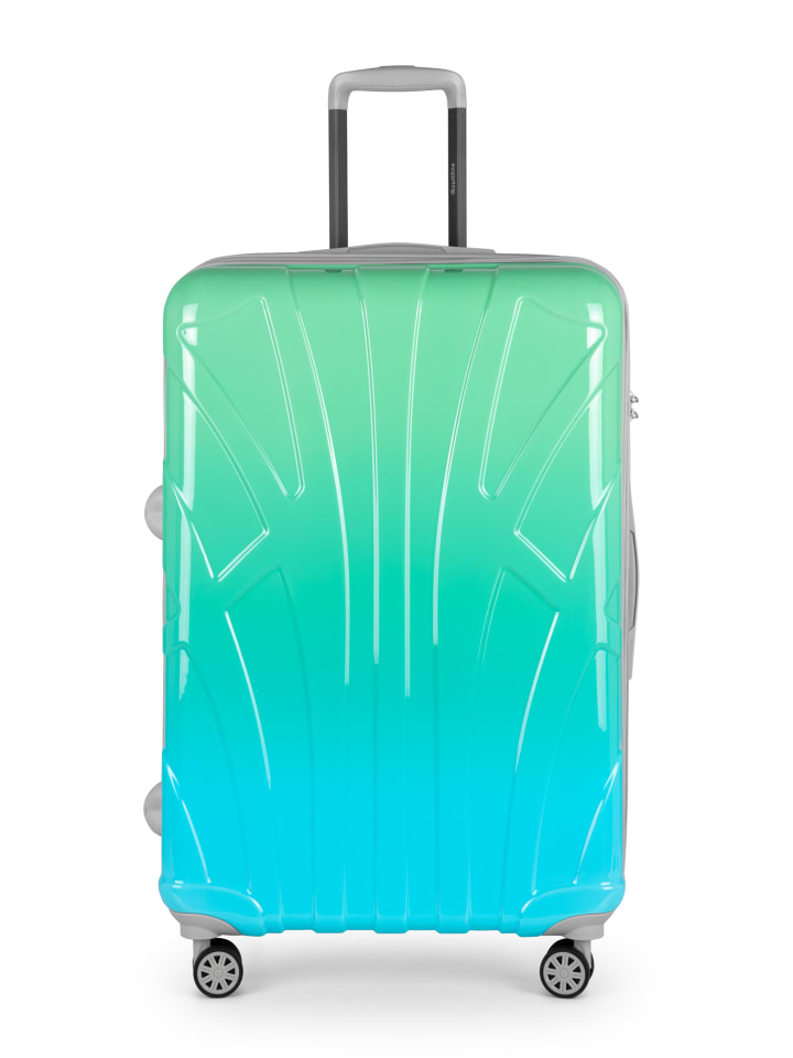 suitline Großer Reisekoffer erweiterbar XL Koffer 4 Rollen TSA 110 L in Northern Lights günstig kaufen L