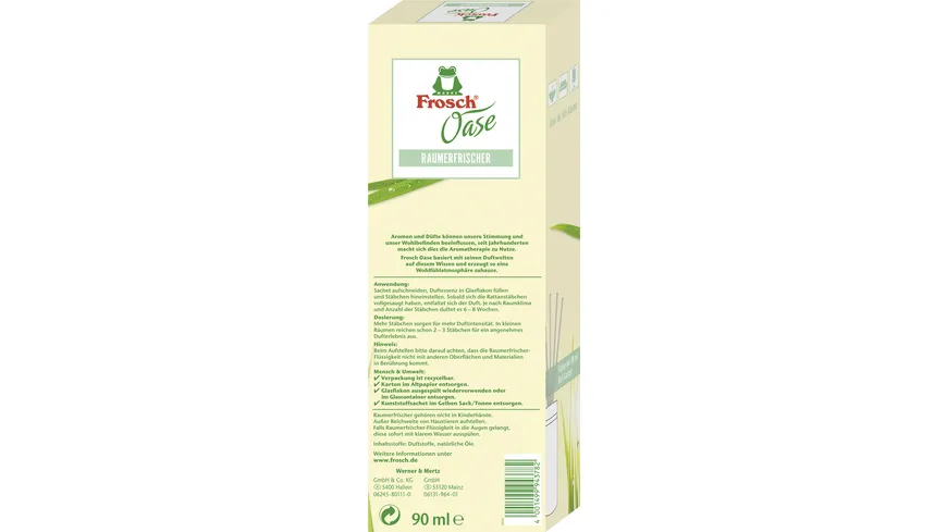 Frosch Oase Raumerfrischer Zitronengrasfrische 90 ml