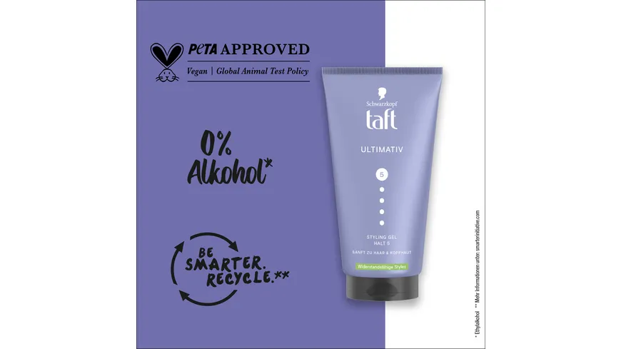 TAFT Styling Gel Ultimativ 150 ml