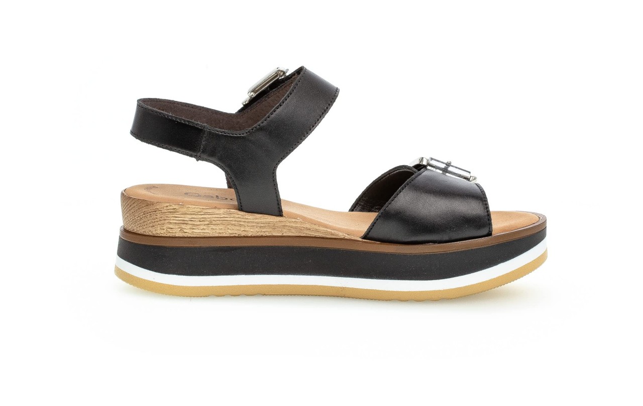 GABOR Klassische Sandalen schwarz
