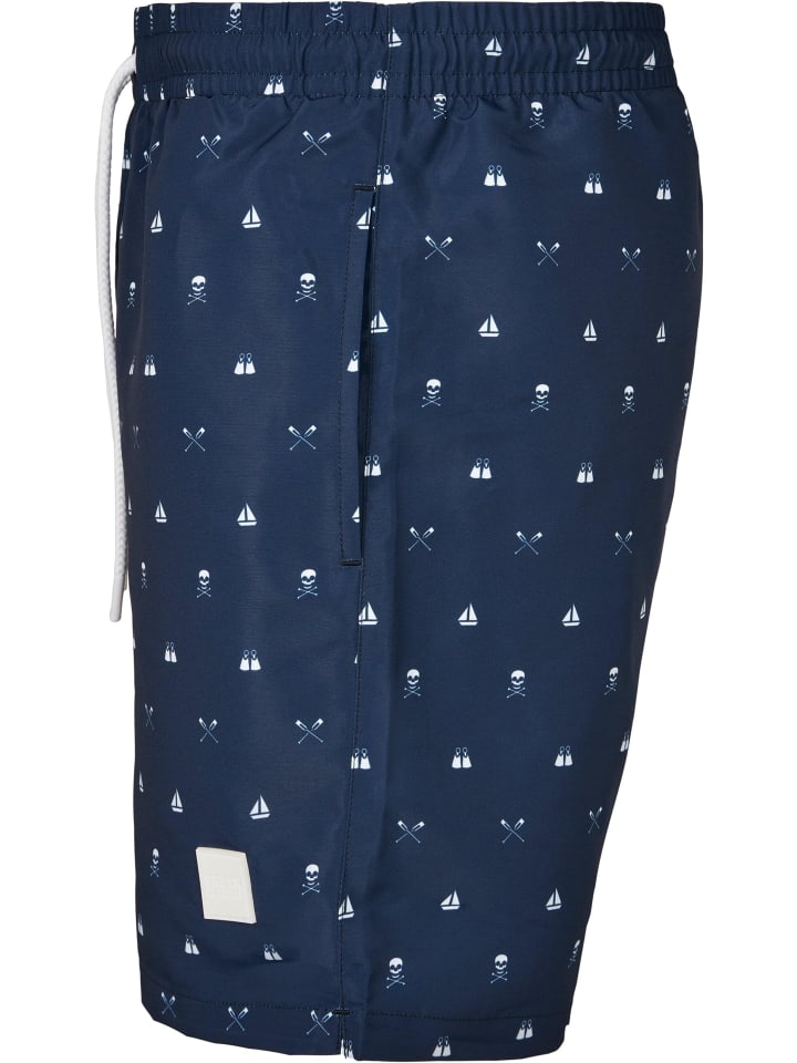 Urban Classics Urban Classics Badeshorts in skullandyacht aop günstig kaufen
