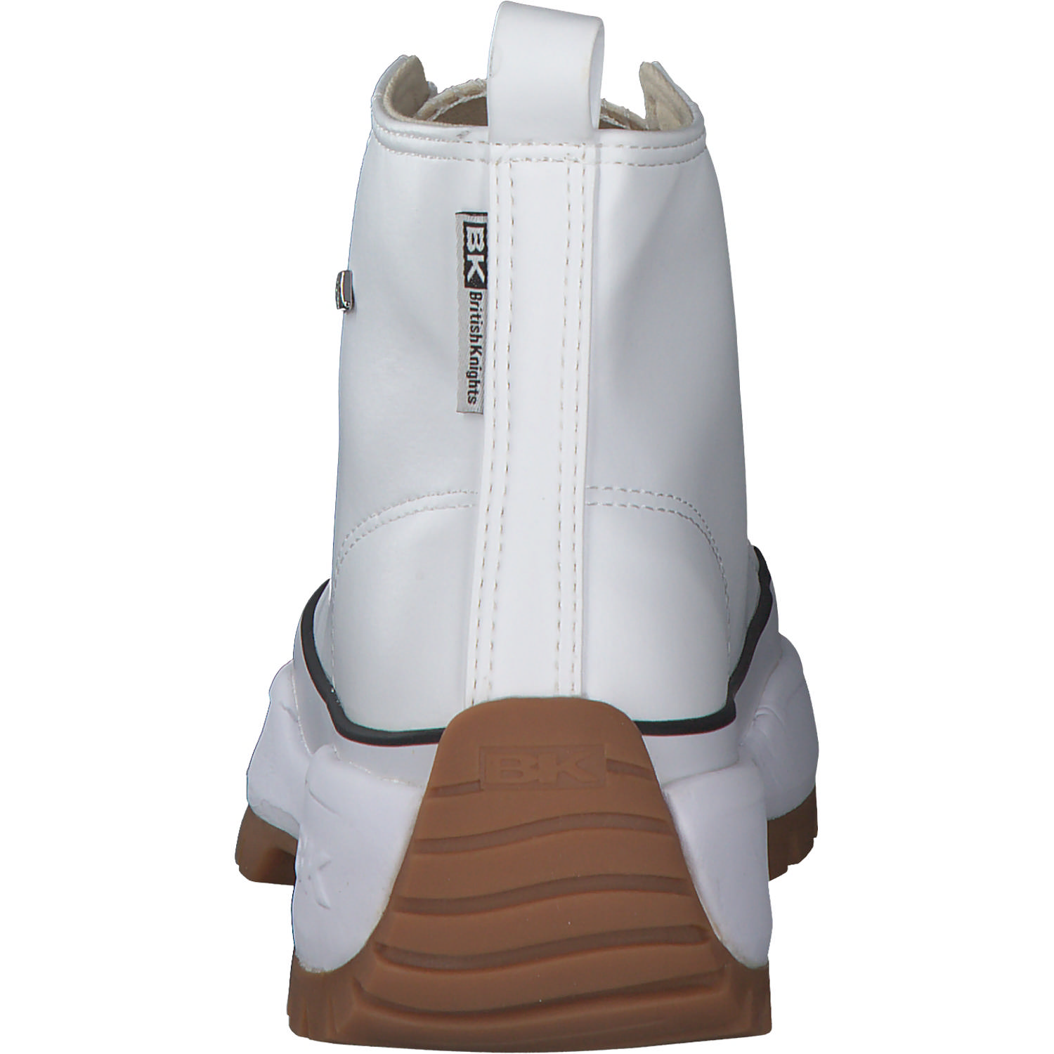 British Knights Kaya Mid Fly B49, Sneakers High, Damen, Weiß / Schwarz