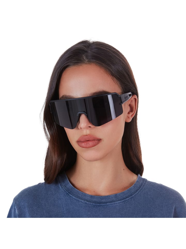 YEAZ SUNSPOT Sport-Sonnenbrille schwarz in schwarz / schwarz günstig kaufen onesize