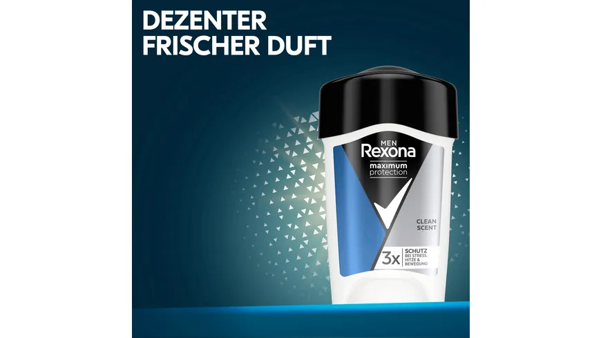 Rexona Maximum Protection Men Deo Cremestick Anti-Transpirant Clean Scent 45 ml 45 ml