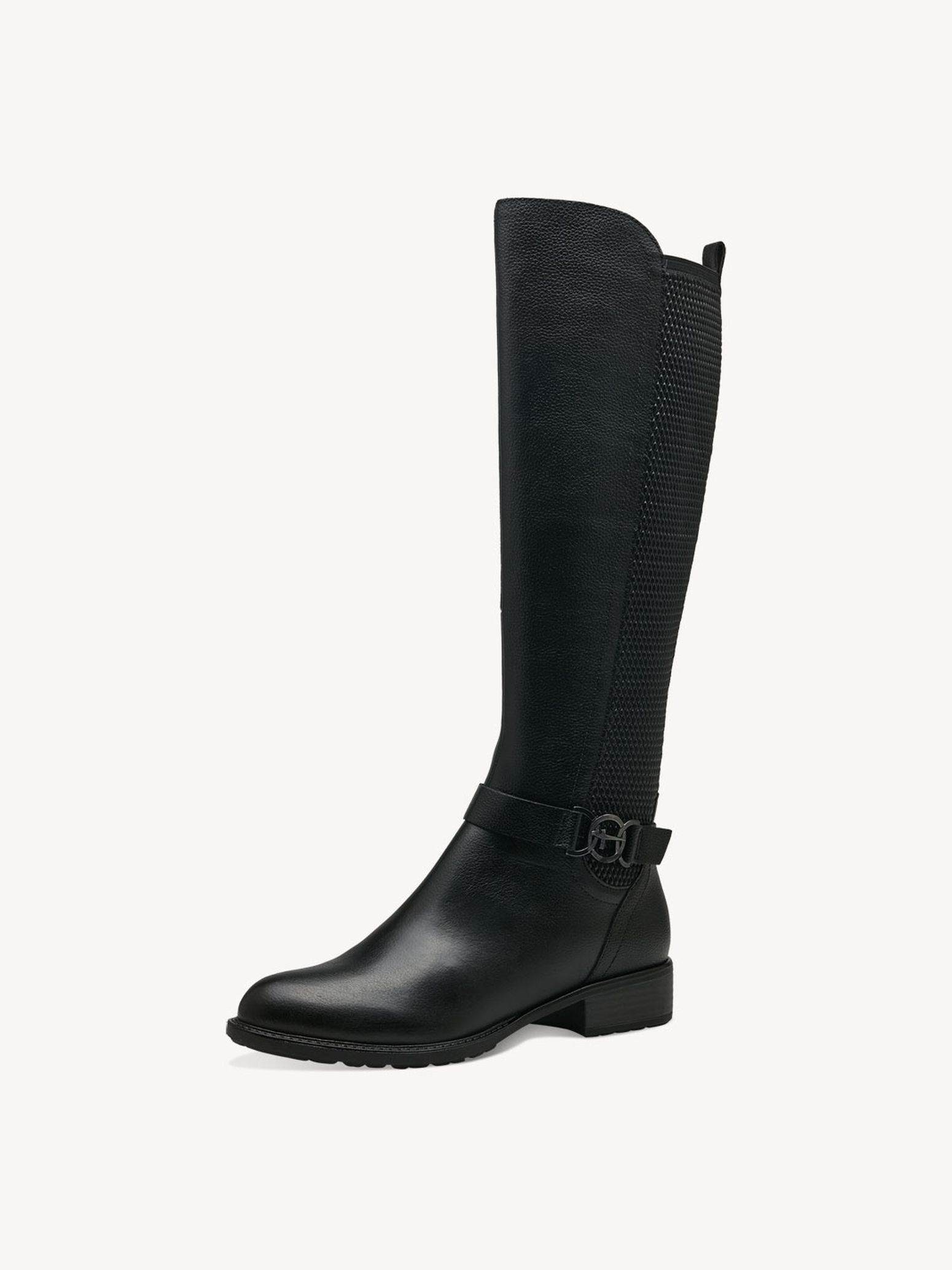Bottes en cuir - noir