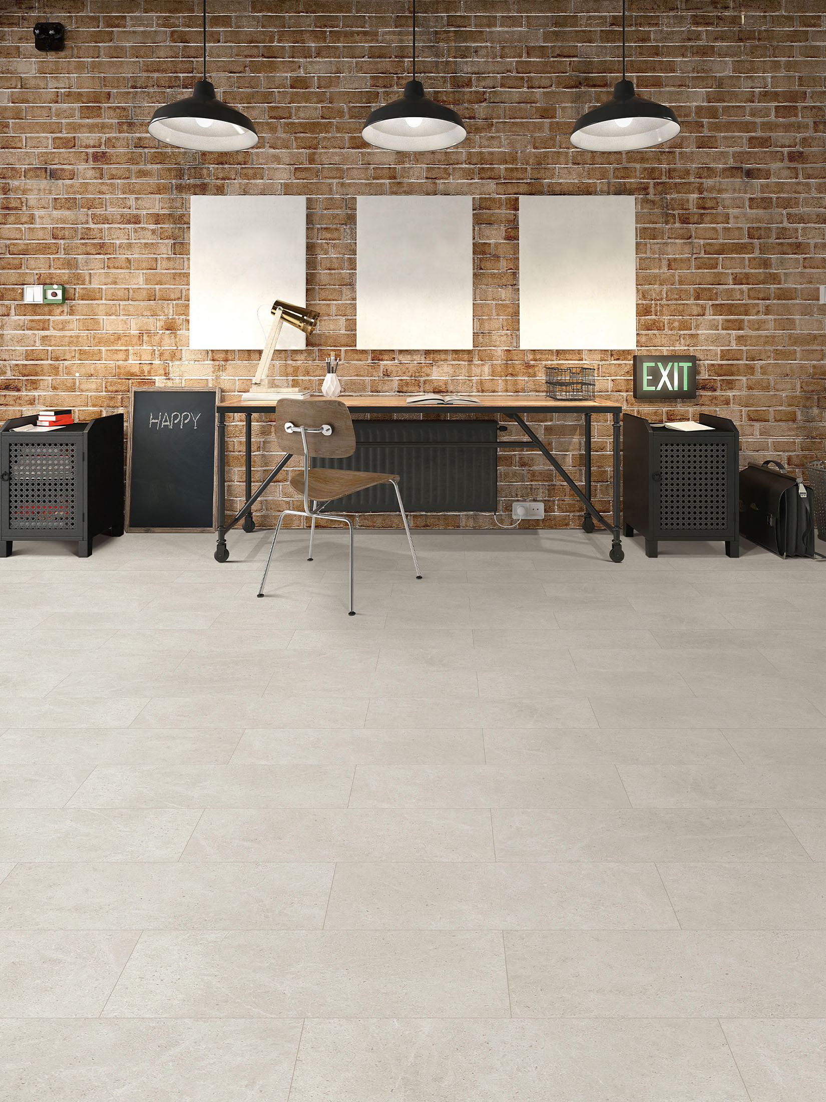 Hallway Vinylboden, Light Marmor