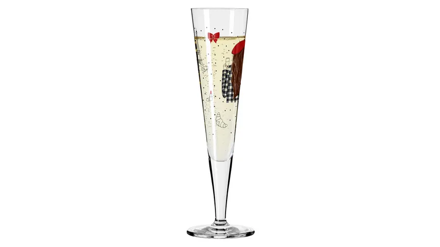 RITZENHOFF Champusglas Paris Edition von Lea Stuhldreier H23 Mehrfarbig