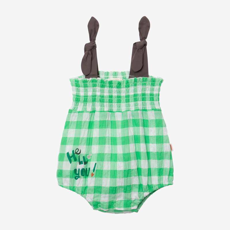 Combi courte bébé fille vichy beige Catimini