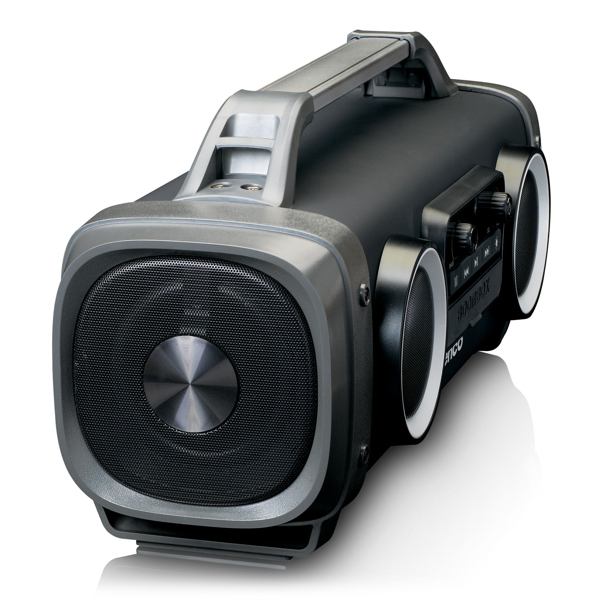 Lenco SPR-100BK tragbare Bluetooth Lautsprecher