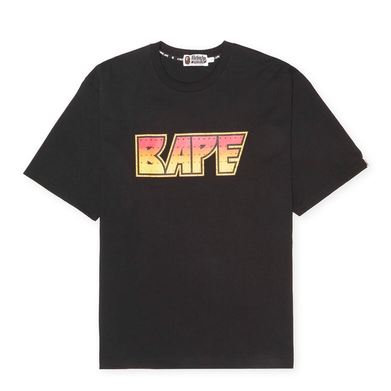 A Bathing Ape Crystal Stone Relaxed Tee black