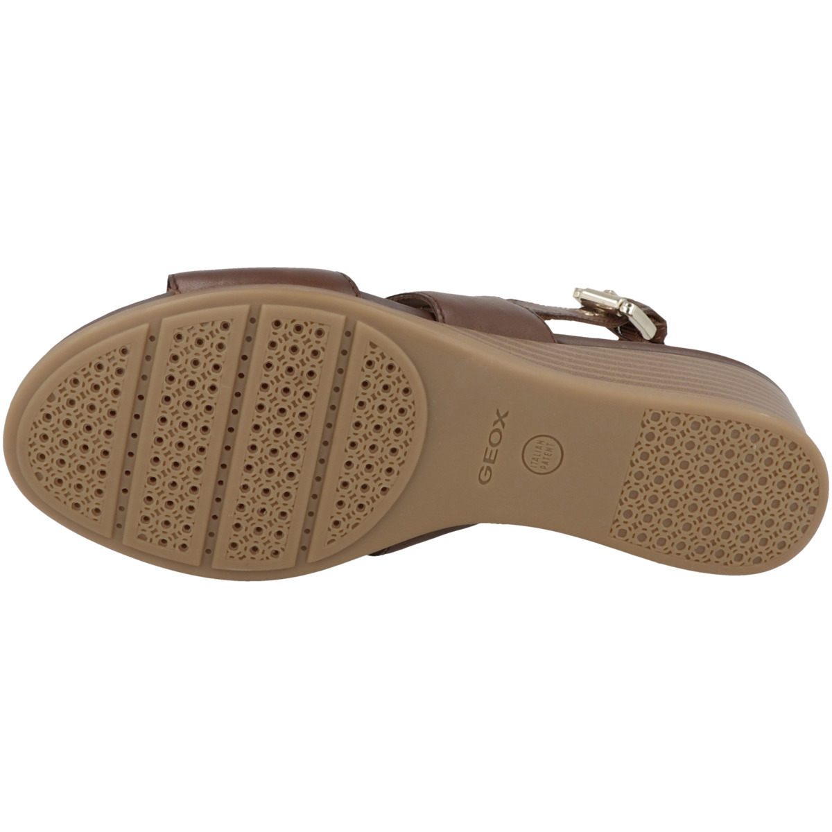 Geox D Marykarmen A Keilsandale braun