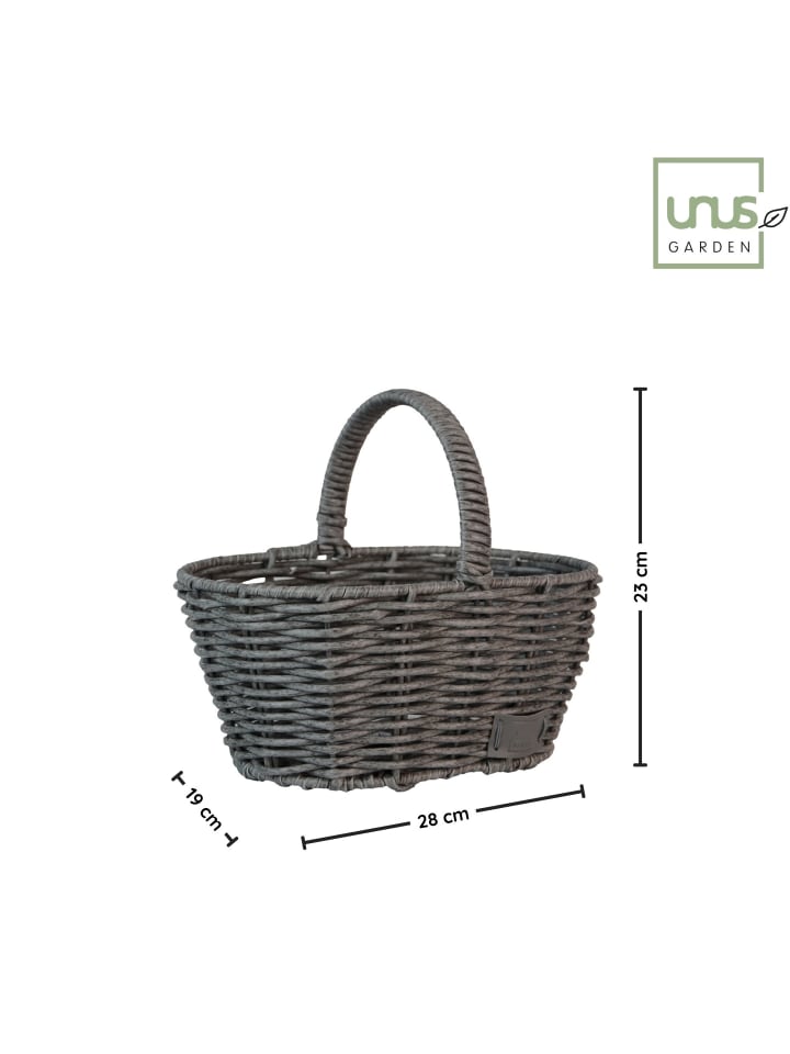 UNUS Einkaufskorb im Rattan-Look für Kinder in Grau günstig kaufen onesize
