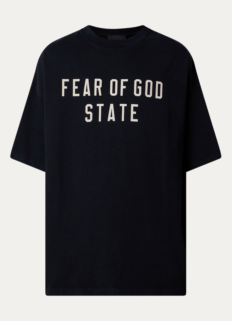 Fear of God Essentials -ylimitoitettu t-paita logopainatuksella