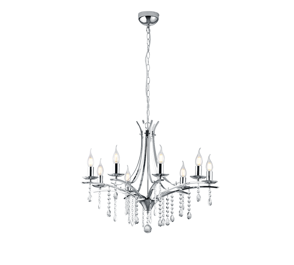 TRIO 8-flg Kronleuchter Lucerna