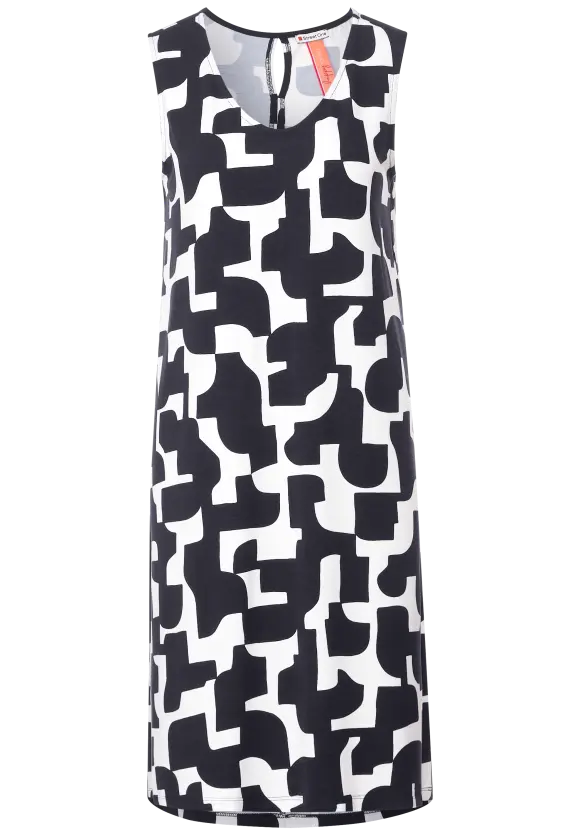 Street One Ärmelloses Kleid mit Print