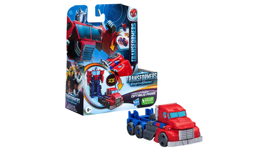 Hasbro - Transformers EarthSpark 1-Step Flip Changer, 1 Stück, sortiert