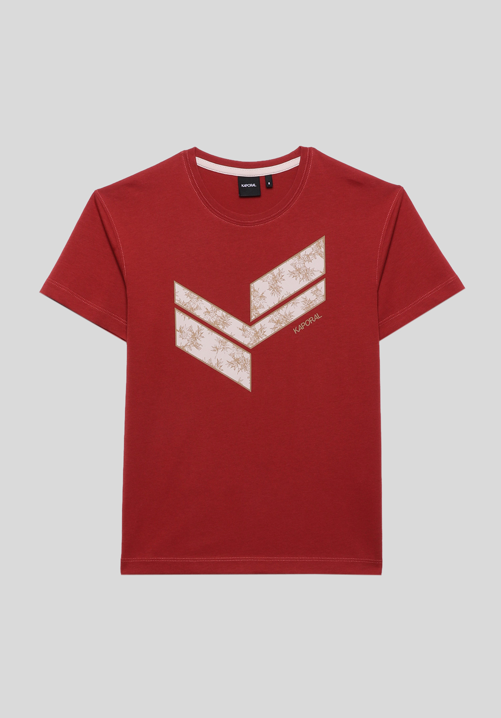 OLSEN  T-shirt rouge garçon 100% coton