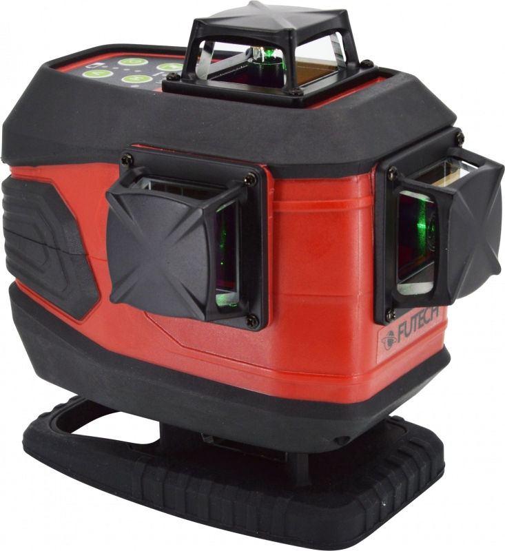 Futech 034.4DE MC4D elektronski zeleni 4D križni laser