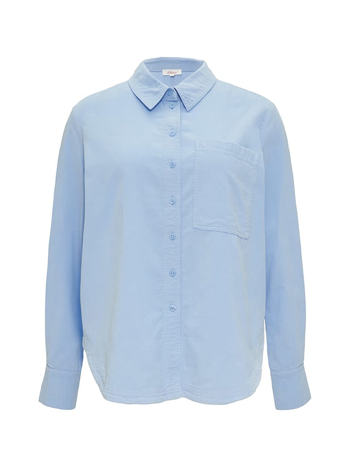 comma Hemd in Hellblau günstig kaufen
