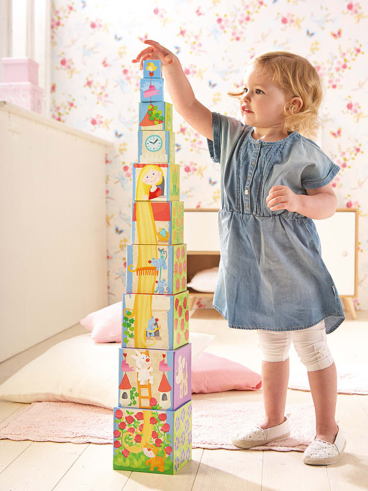 Haba Stapelspielzeug Stapelwürfel Rapunzel in mehrfarbig günstig kaufen onesize