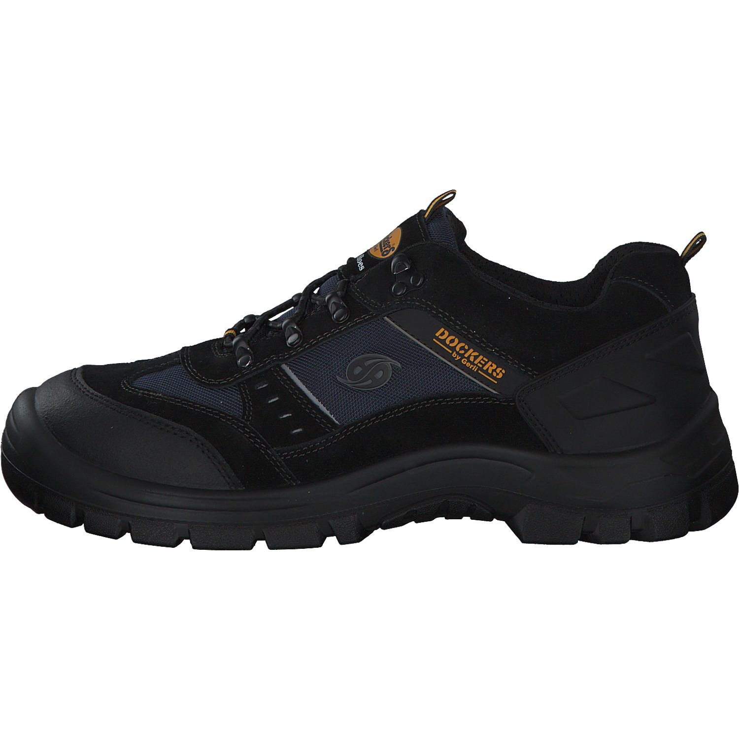Dockers D0022, Sneakers Low, Herren, Schwarz