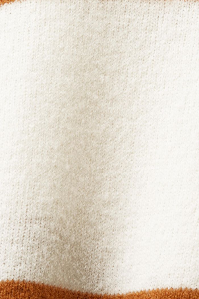 Gestreifter Pullover aus Wollmix