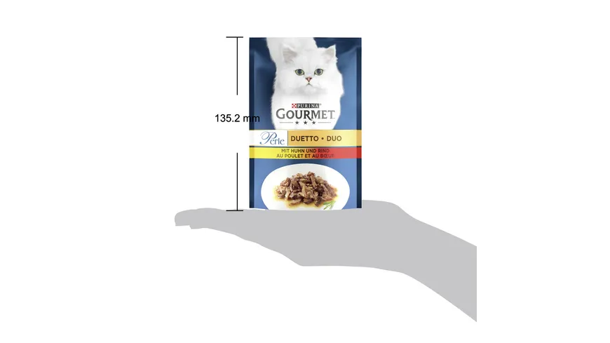 PURINA GOURMET Perle Duetto mit Huhn & Rind 85 g