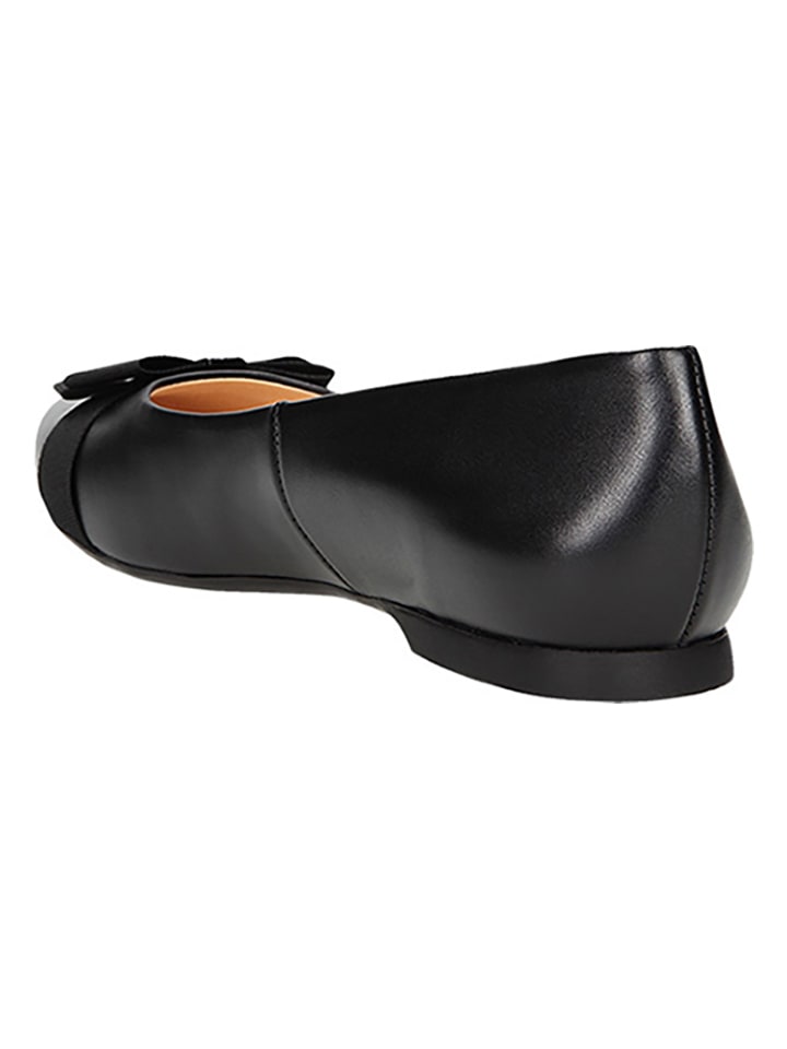 Wojas Leder-Ballerinas in Schwarz günstig kaufen