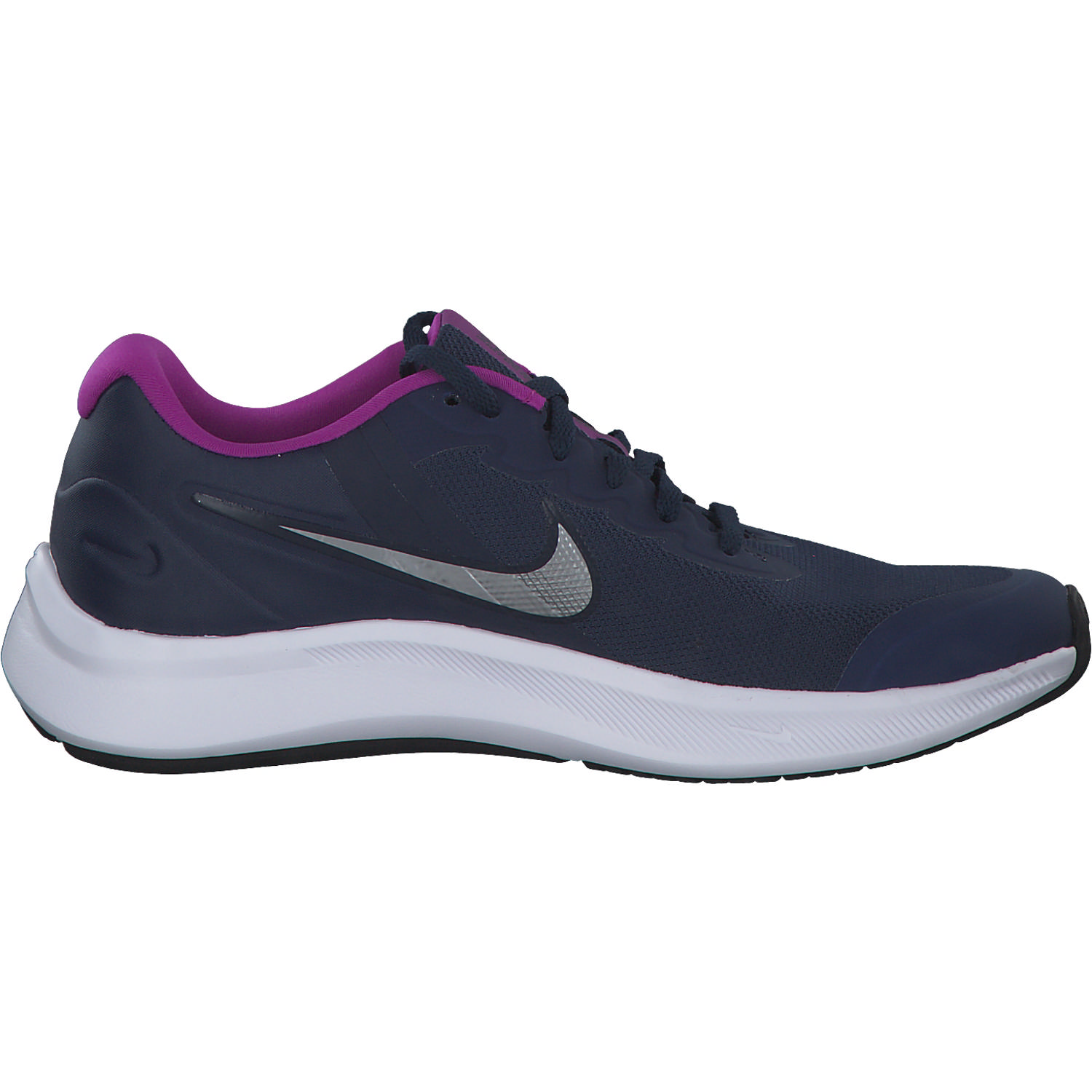 Nike Star Runner 3 DA2776 W, Sneakers Low, Damen, midnight navy/metallic silver