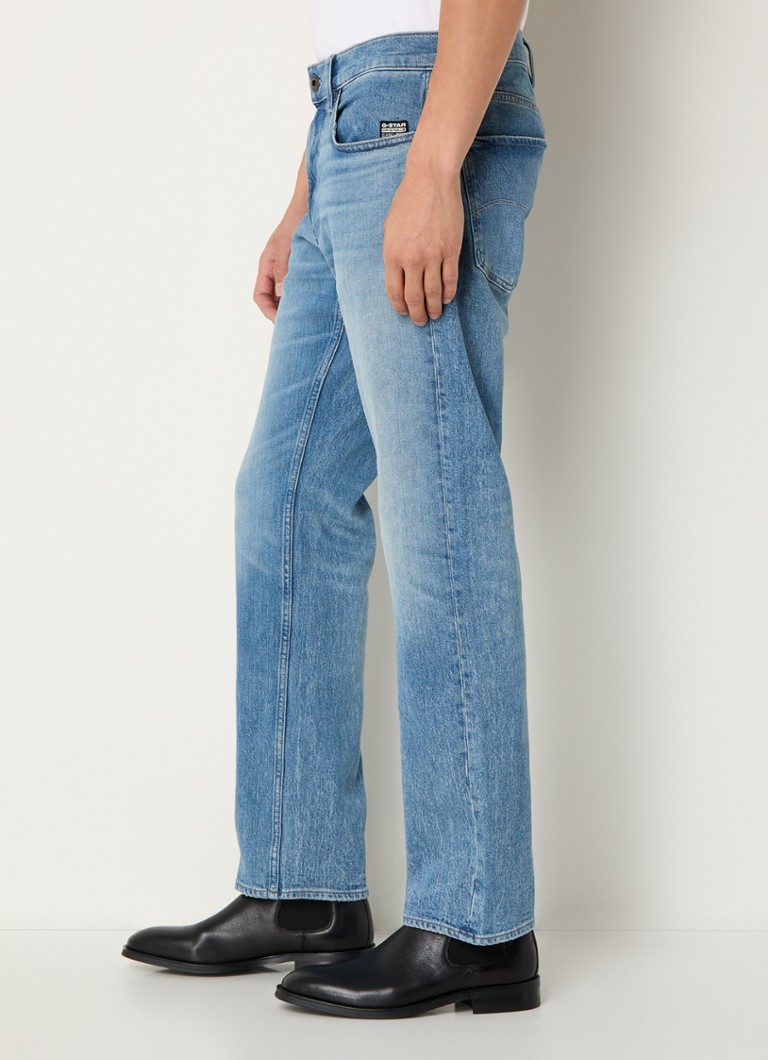 G-Star RAW Mosa traperice ravnog kroja srednjeg pranja