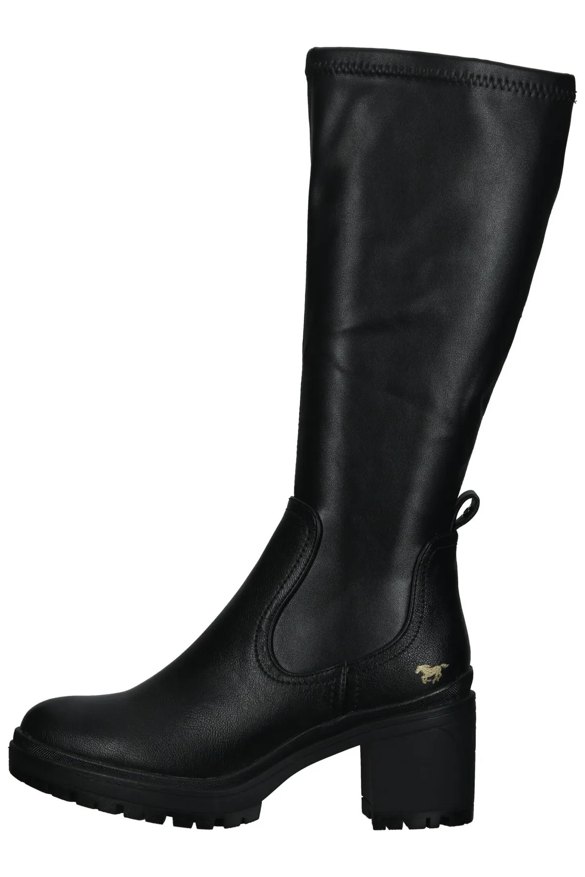 Mustang  Stiefel - Schwarz - Blockabsatz