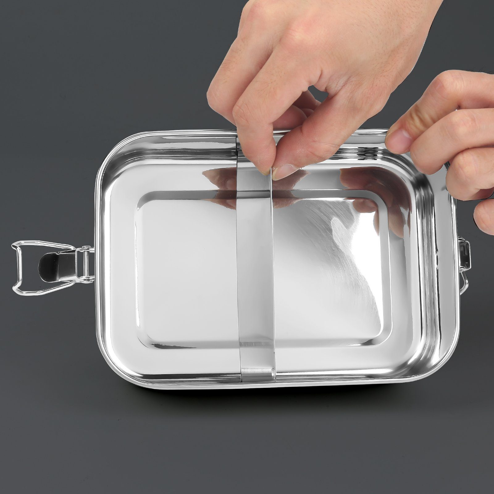Lospitch Lunchbox Edelstahl Brotdose - Nachhaltige Lunchbox für Büro Schule Picknick