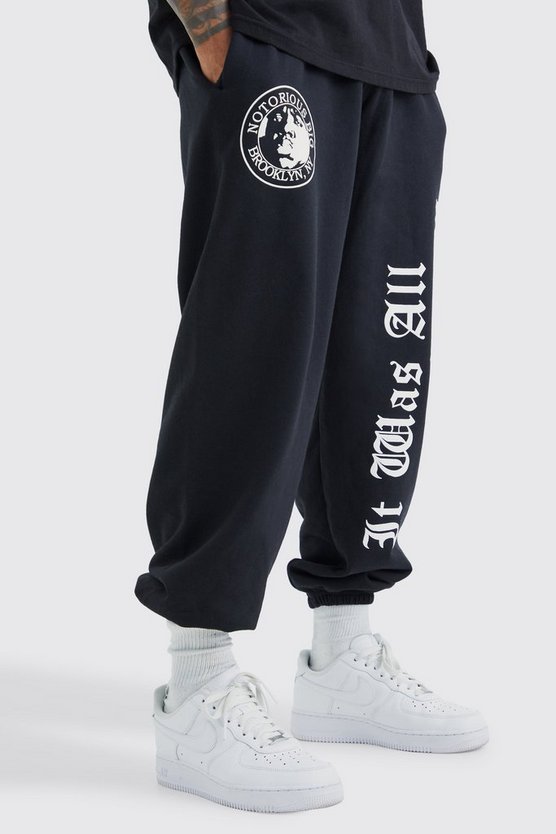 Jogginghose mit lizenziertem Biggie-Print