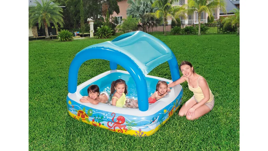 Bestway - Planschbecken „Pavillon“ 140 x 140 x 114 cm