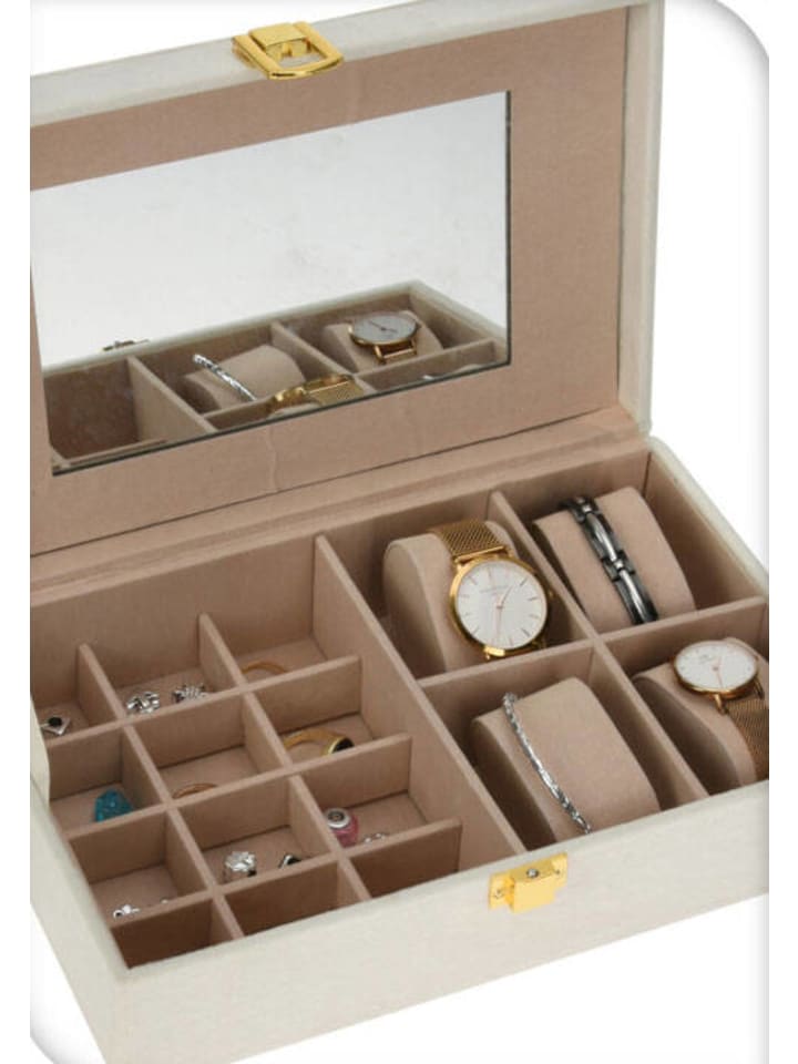 Home&Styling Collection Schmuckschatulle in beige günstig kaufen onesize